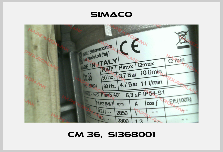 Simaco-Cm 36,  SI368001price