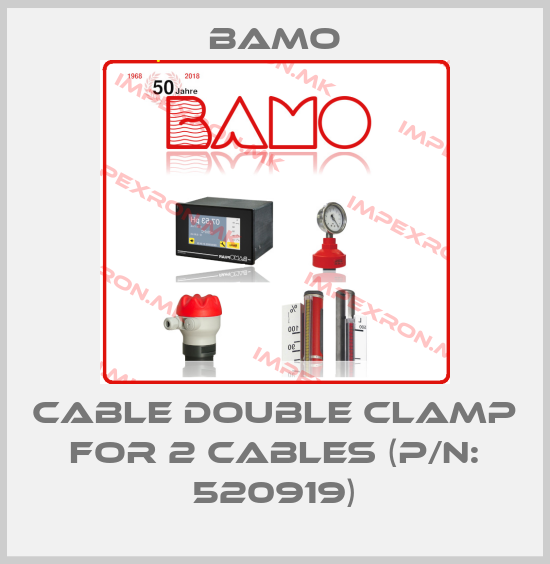 Bamo-Cable double clamp for 2 cables (P/N: 520919)price