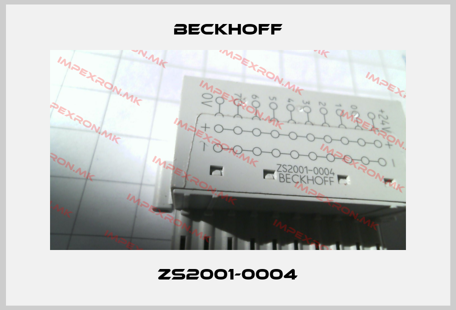 Beckhoff-ZS2001-0004price