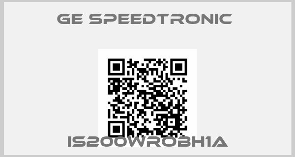 GE Speedtronic -IS200WROBH1Aprice