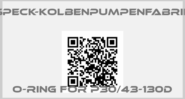 SPECK-KOLBENPUMPENFABRIK-O-ring for P30/43-130Dprice