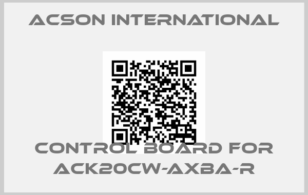 Acson International-Control board for ACK20CW-AXBA-Rprice