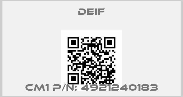 Deif-CM1 P/N: 4921240183price