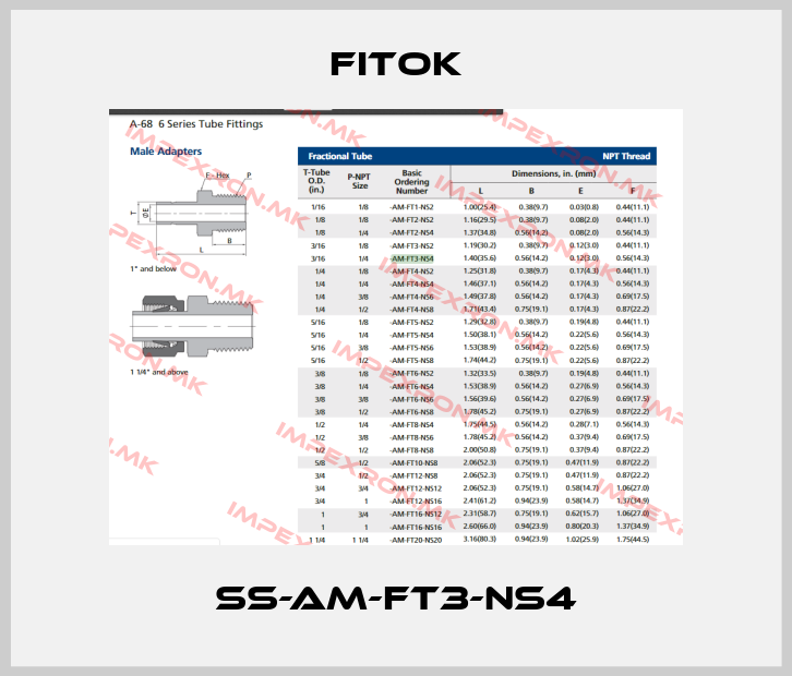 Fitok-SS-AM-FT3-NS4price