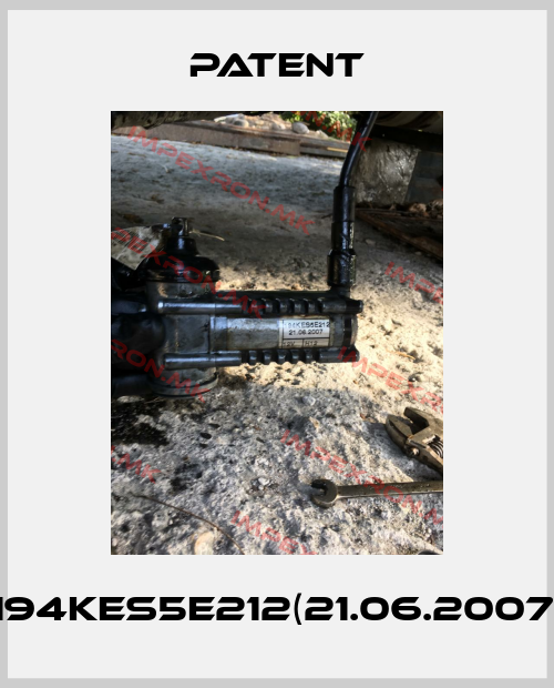 Patent-194KES5E212(21.06.2007)price