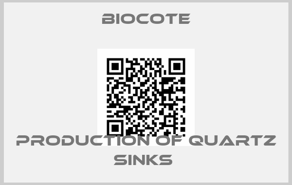 Biocote-PRODUCTION OF QUARTZ SINKS price