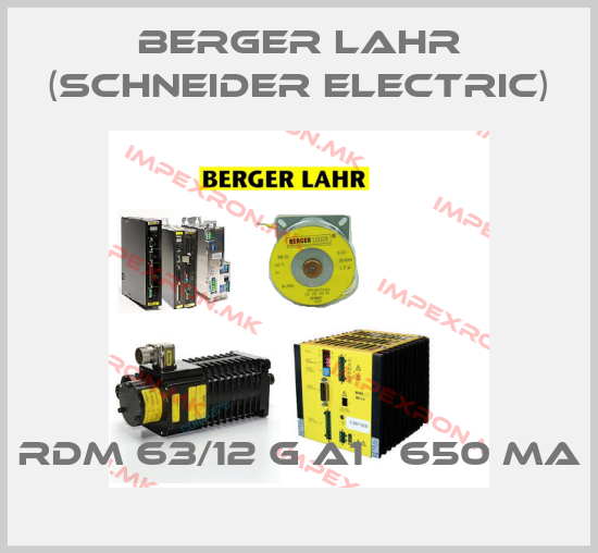 Berger Lahr (Schneider Electric)-RDM 63/12 G A1   650 mAprice