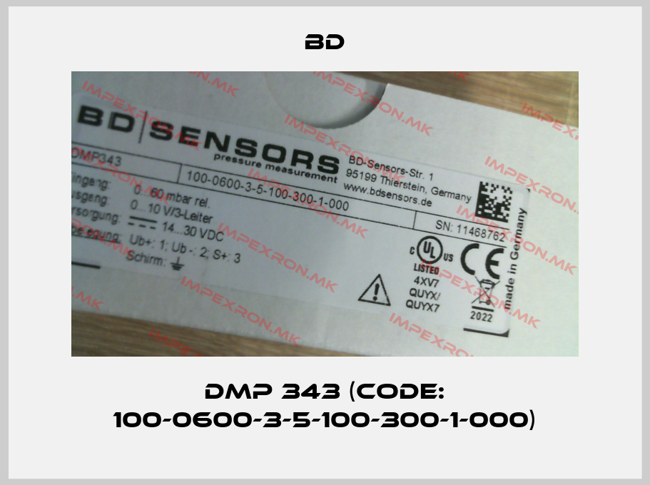 Bd-DMP 343 (Code: 100-0600-3-5-100-300-1-000)price