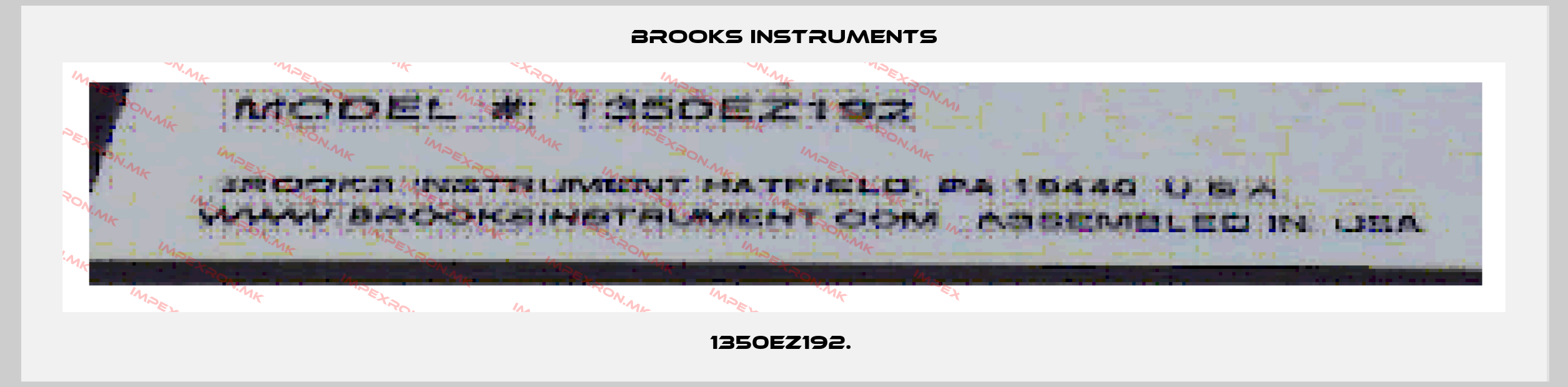 Brooks Instruments-1350EZ192. price