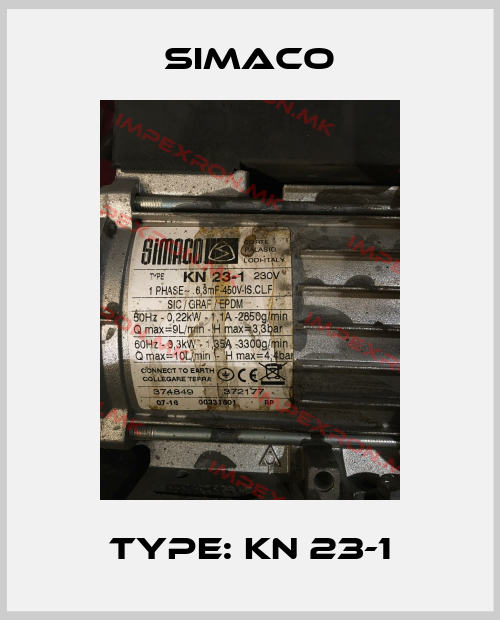 Simaco-Type: KN 23-1price