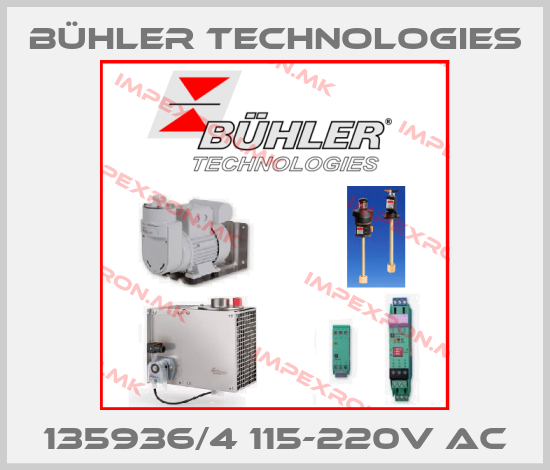 Bühler Technologies-135936/4 115-220V AC price