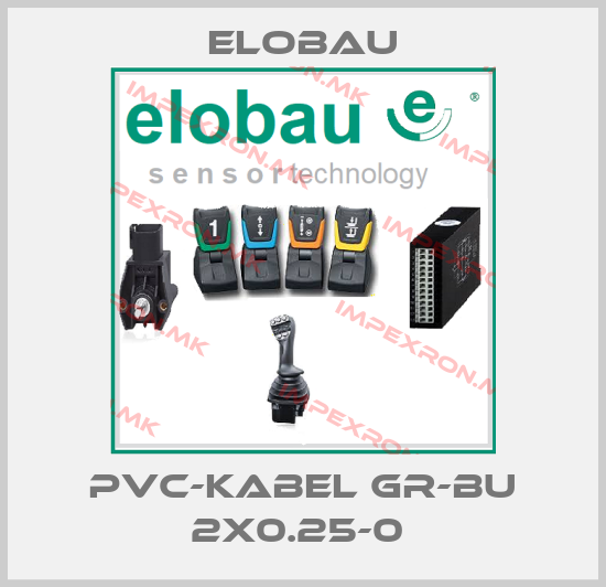Elobau-PVC-KABEL GR-BU 2X0.25-0 price