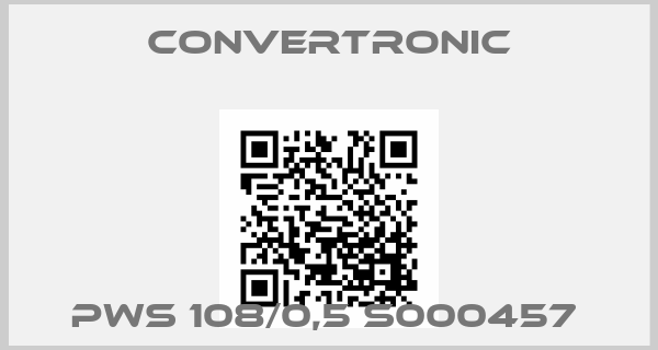 Convertronic-PWS 108/0,5 S000457 price