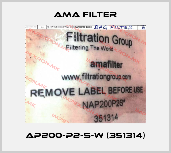 Ama Filter-AP200-P2-S-W (351314)price