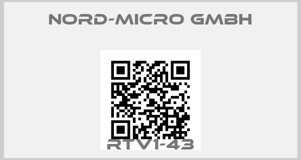 Nord-Micro GmbH-RTV1-43price