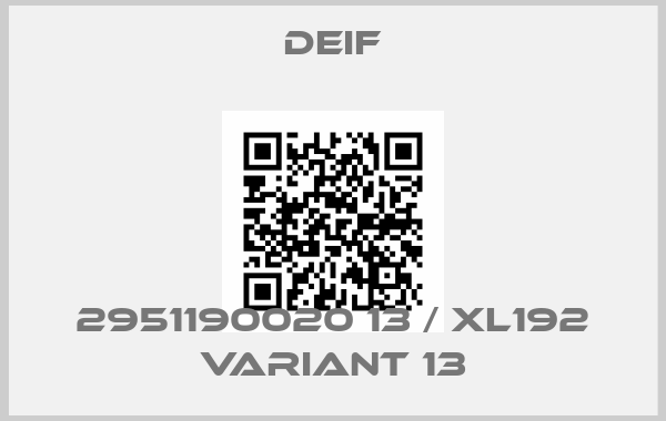 Deif-2951190020 13 / XL192 Variant 13price