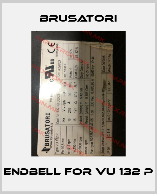 Brusatori-Endbell for VU 132 Pprice