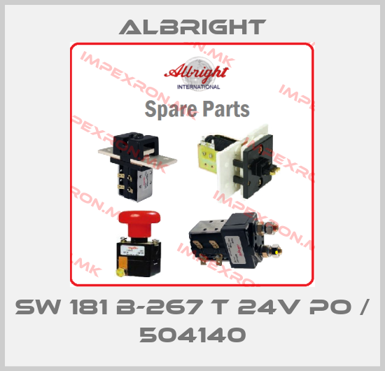 Albright-SW 181 B-267 T 24V PO / 504140price