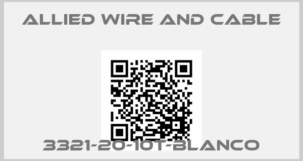 Allied Wire and Cable-3321-20-10T-BLANCOprice