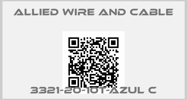 Allied Wire and Cable-3321-20-10T-AZUL Cprice