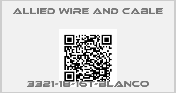 Allied Wire and Cable-3321-18-16T-BLANCOprice