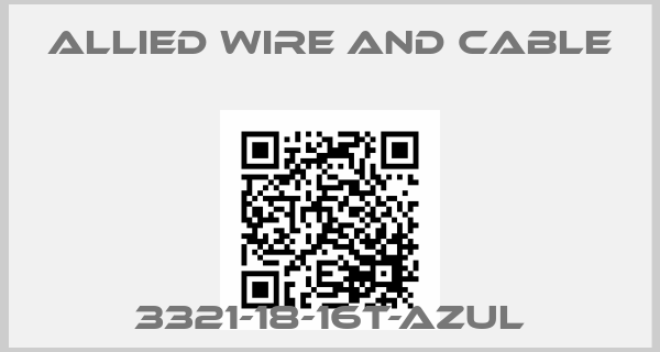 Allied Wire and Cable-3321-18-16T-AZULprice
