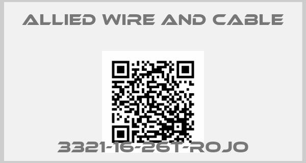 Allied Wire and Cable-3321-16-26T-ROJOprice