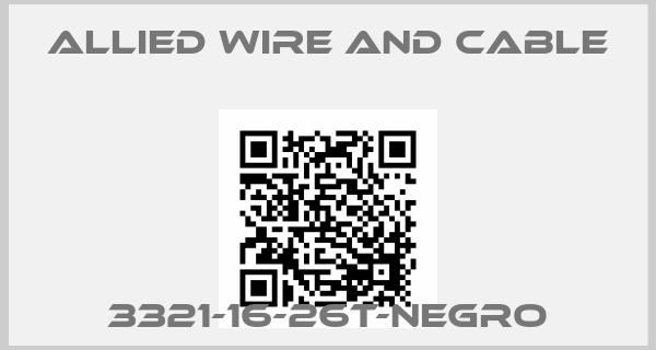 Allied Wire and Cable-3321-16-26T-NEGROprice