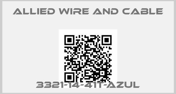 Allied Wire and Cable-3321-14-41T-AZULprice