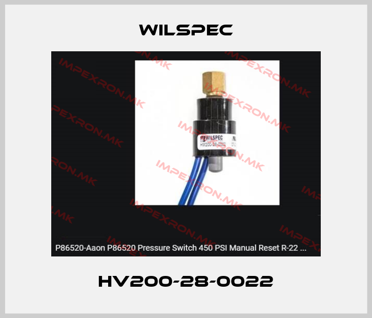 Wilspec-HV200-28-0022price