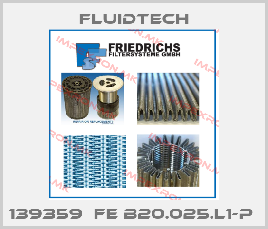 Fluidtech-139359  FE B20.025.L1-P price