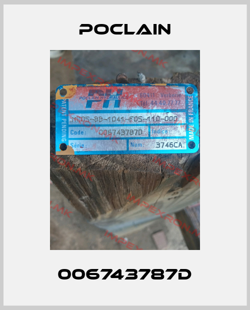Poclain-006743787Dprice
