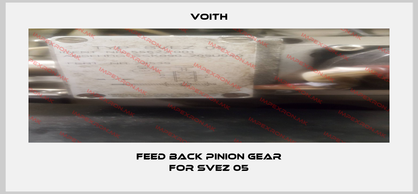 Voith-FEED BACK PINION GEAR FOR SVEZ 05price