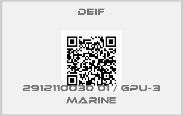 Deif-2912110030 01 / GPU-3 Marineprice
