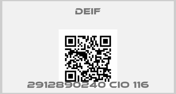 Deif-2912890240 CIO 116price