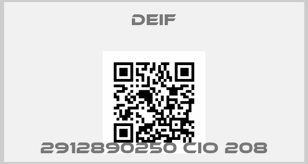 Deif-2912890250 CIO 208price