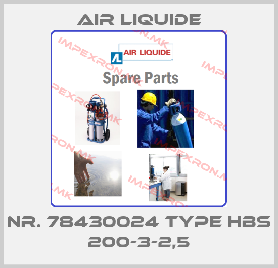 Air Liquide-Nr. 78430024 Type HBS 200-3-2,5price