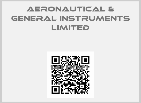 AERONAUTICAL & GENERAL INSTRUMENTS LIMITED-141 0021 price