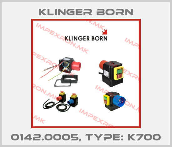 Klinger Born-0142.0005, Type: K700price