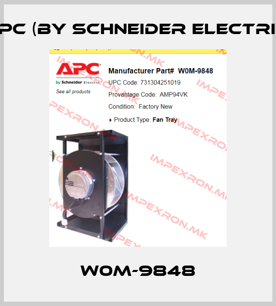 APC (by Schneider Electric)-W0M-9848price