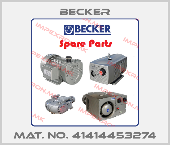 Becker-Mat. No. 41414453274price