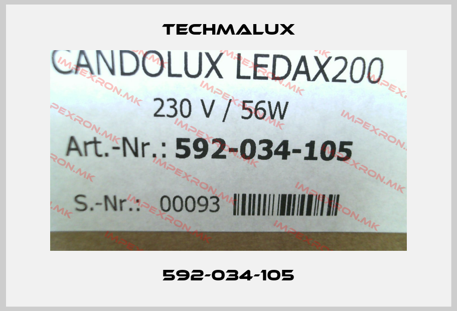 Techmalux-592-034-105price