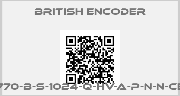 British Encoder-770-B-S-1024-Q-HV-A-P-N-N-CEprice