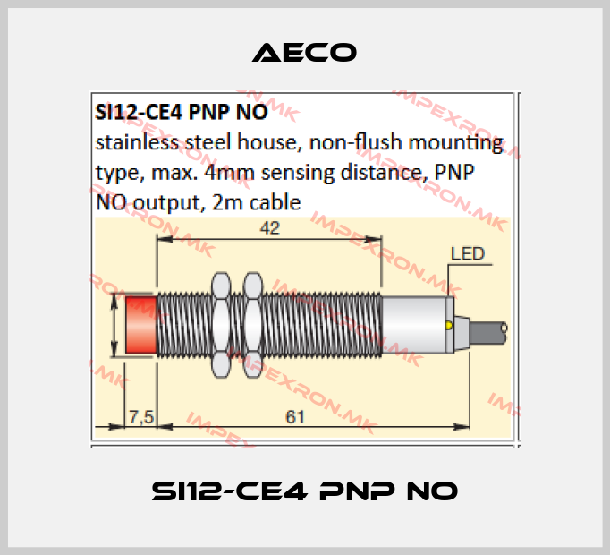 Aeco-SI12-CE4 PNP NOprice