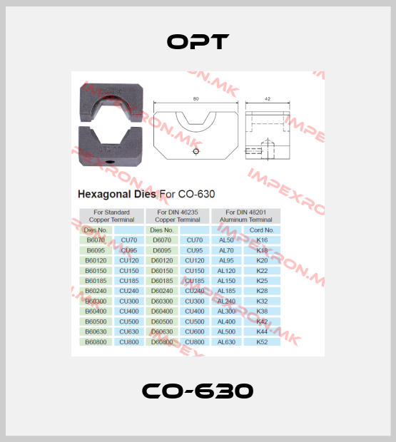 OPT-CO-630price