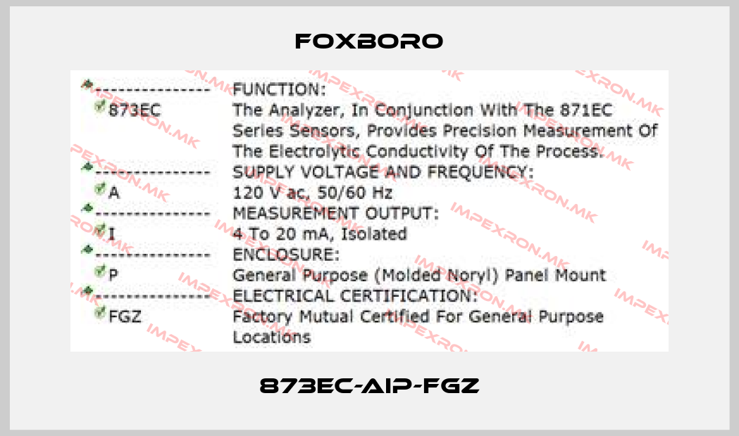Foxboro-873EC-AIP-FGZprice