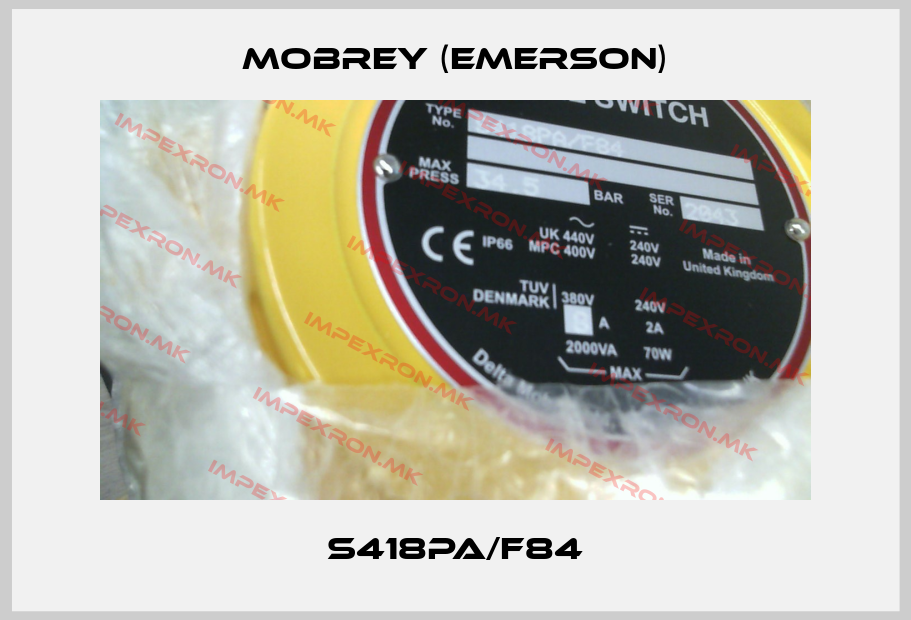 Mobrey (Emerson)-S418PA/F84price