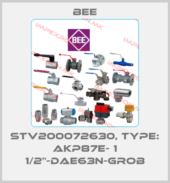 BEE-STV200072630, Type: AKP87E- 1 1/2"-DAE63N-GROBprice