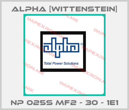 Alpha [Wittenstein]-NP 025S MF2 - 30 - 1E1price