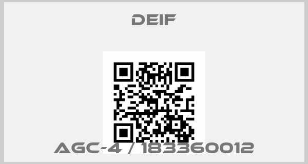Deif-AGC-4 / 183360012price
